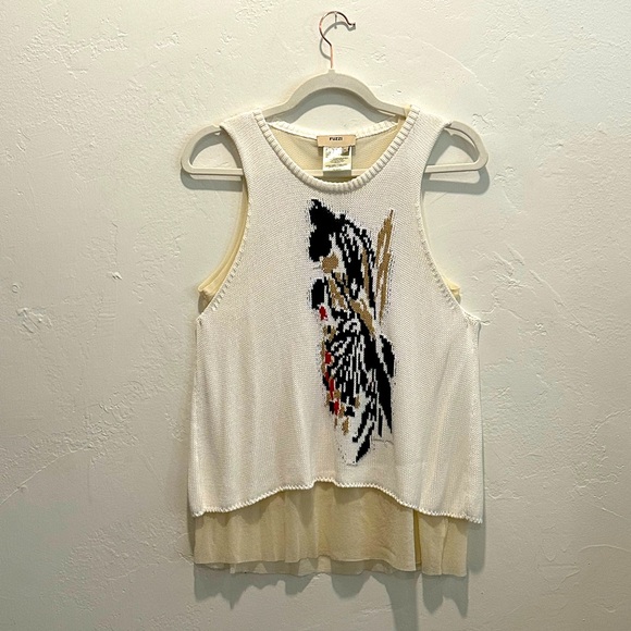 FUZZI Knit Tank Top - Picture 1 of 8